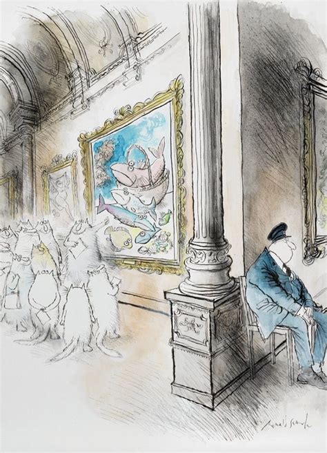 Cat Lecturing Ronald Searle Night At The Museum Buff Ly Jfqn L