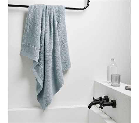 Maxi Drap De Bain Uni Bio Organic En Coton Gris X Cm