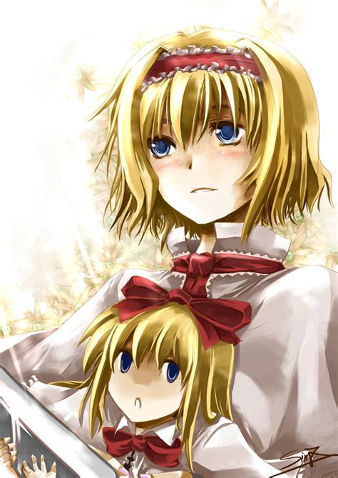 Alice Margatroid And Shanghai Doll Touhou Drawn By Sinzire Danbooru