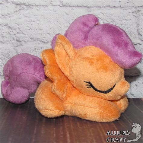 Chibi Sleepy Scootaloo Plush Toy My Little Pony Plush Pony T Inspire