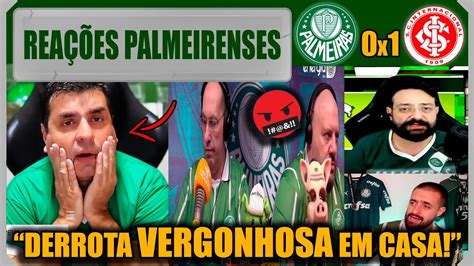 Rea Es Palmeirenses Palmeiras X Internacional Brasileir O