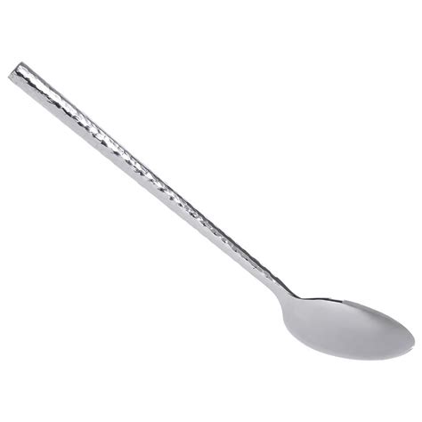 Carlisle 60200 12 Terra Solid Serving Spoon Hammered Stainless