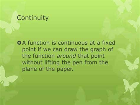 Continuity And Differentiability Ppt