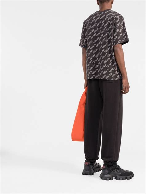 Kenzo Logo Print Cotton T Shirt Farfetch