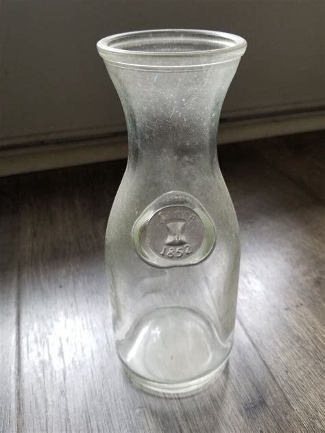 Vintage Embossed Paul Mason Since 1852 Glass Milk Bottle Jug Carafe 7 In Ebay