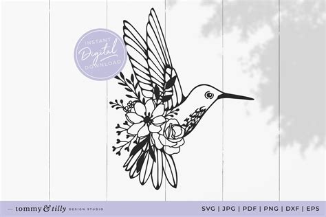 Hummingbird SVG Cut File For Cricut And Silhouette 1249078