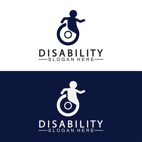 Passionate Disability People Support Logo Wheel Chair Logo