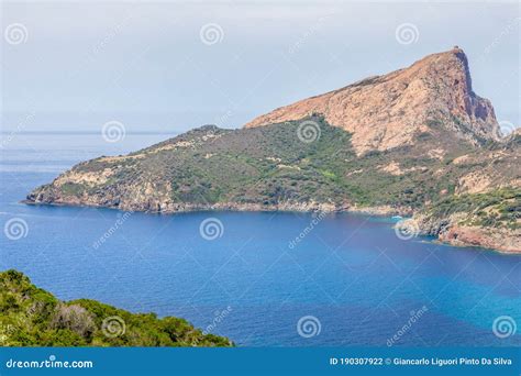 The Calanques De Piana And The Sea In Corsica Stock Photo Image Of