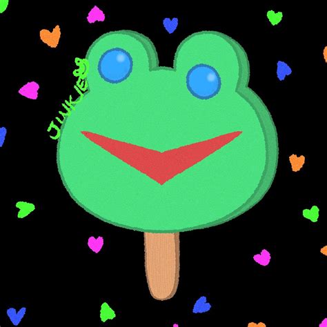 Jinkie 🐸 Cute Spooky Shop Open 🐸🍄🌿🍰 On Twitter Hes 𝖒𝖊𝖑𝖙𝖎𝖓𝖌 🐸💚🍨🔥😱 Frogart