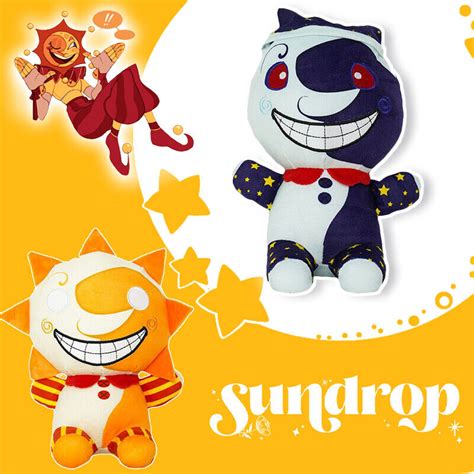 Fnaf Sundrop Moondrop Plush Toy Able And Comforting Ebay