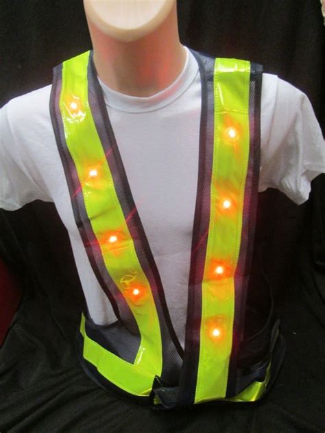 Safety Vest With Led Lights | Ruivadelow