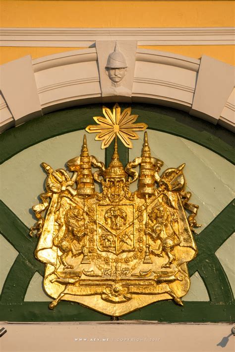 Bangkok Ministry Of Defence Royal Coat Of Arms Of Siam Western