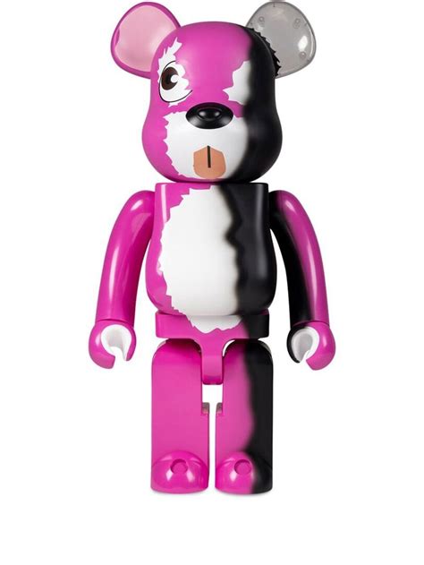 Medicom Toy Pink Bear Be Rbrick Figure Pink Farfetch