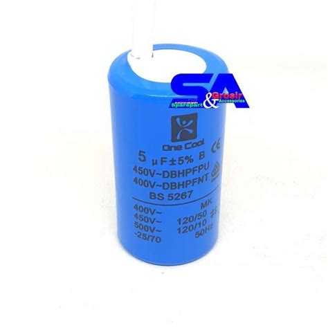 Jual KAPASITOR MESIN CUCI 5 UF BULAT SINGLE CAPACITOR POMPA AIR 5 MIKRO