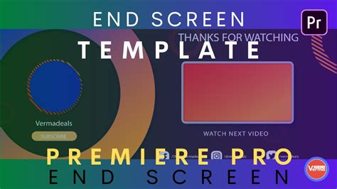 End Screen Template Premiere Pro Free