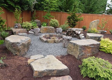 15 Stone Landscaping Ideas Quiet Corner