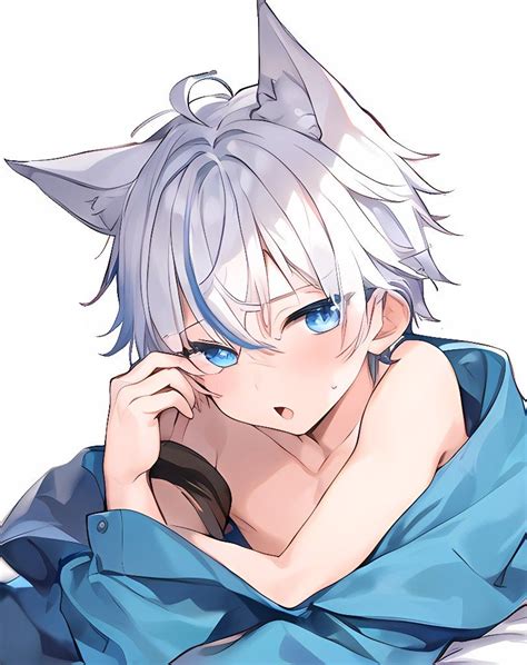 Falon Pngtuber Neko Boy Cute Fofo Catboy Vtuber Personagens De Anime Neko Boy Anime Neko