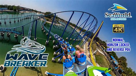 Amusement Parks Sea World Roller Coaster Breakers San Antonio Pov