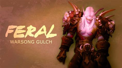 Feral Druid Pvp Warsong Gulch Rated Battleground Wow Shadowlands