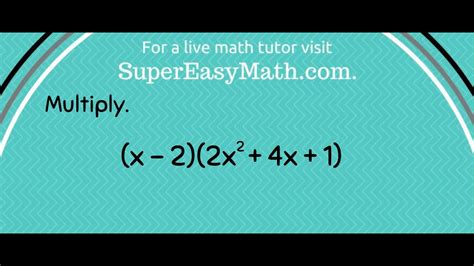 Multiplying Polynomials Youtube