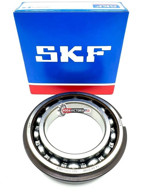 SKF 6010 NR BALL BEARING OPEN TYPE NO SEALS SNAP RING 50x80x16 Mm