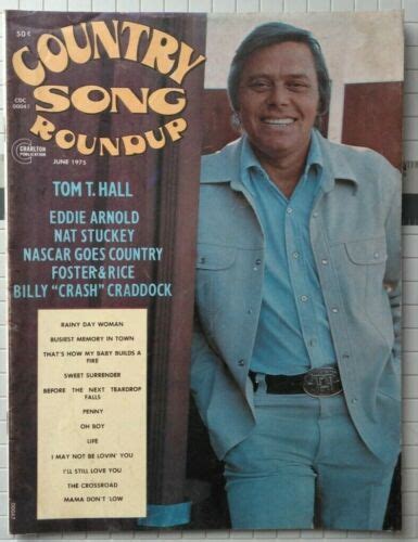 Country Song Roundup Magazine June Tom T Hall Music Vintage