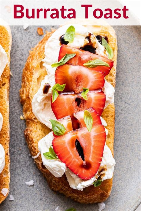 Burrata Toast - Recipe Runner