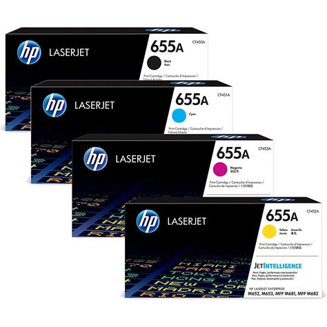 HP 655A Black Toner LaserJet Cartridge CF450A 0705158895