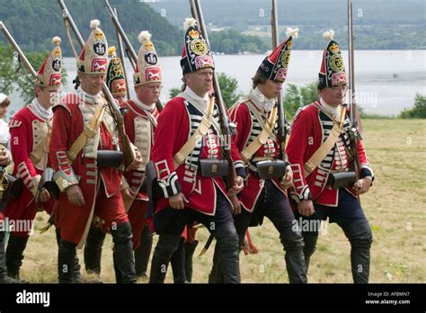 Portraying British Soldiers Fort Ticonderoga New York Annual Grand