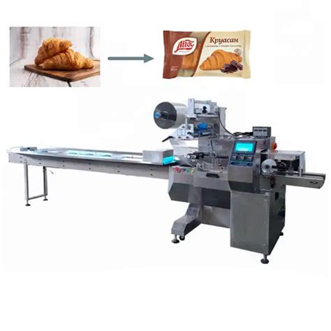 High Speed Automatic Small Cookies Foods Flow Pack Packing Machine