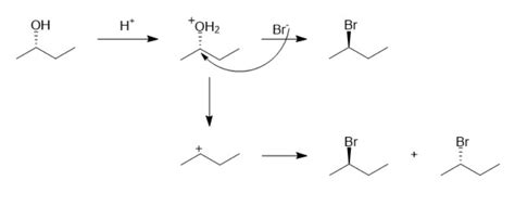 A The Reaction Of Butan 2 Ol With Concentrated Aqueous HBr Quizlet