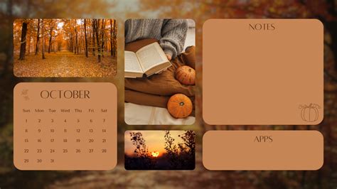 Desktop October fall theme wallpaper | Huis interieur