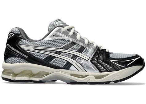 Asics Gel Kayano 14 Black Glacier Grey Silver Mens 1201a935 001 Us