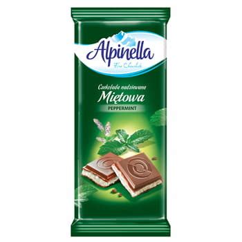 Czekolada Alpinella Nadziewana Miętowa 100G Alpinella Sklep EMPIK