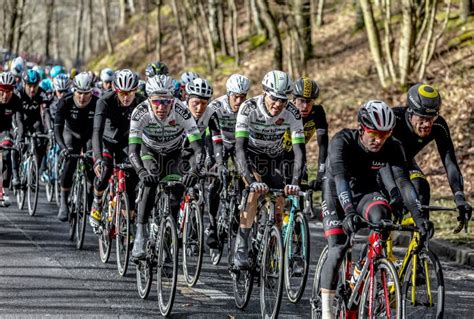 The Peloton Paris Nice 2017 Editorial Image Image Of Road Effort