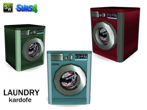 The Sims Resource Kardofe Laundry Washer