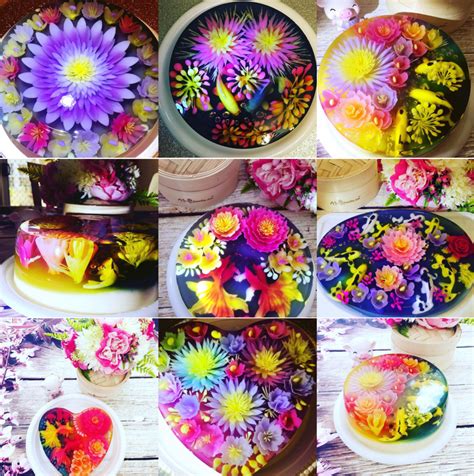 3d Jelly Flower Art Autumn Workshop Sydney Savour Of Asia