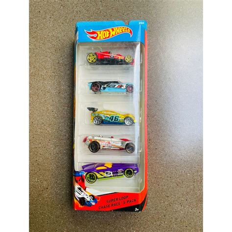 Jual Hot Wheels Giftpack Set Super Loop Chase Race Pack Hotwheels Track Stars Balap