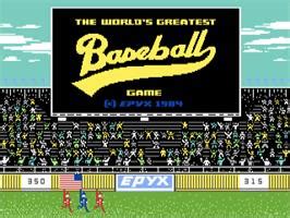 The World S Greatest Baseball Game Commodore Games Database