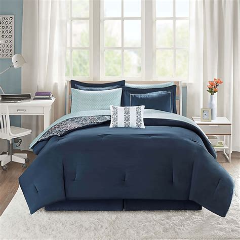 Gallaudet Blue Twin Comforter Set Rooms To Go