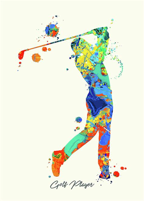 Golf Player Digital Art by Gambrel Temple - Fine Art America