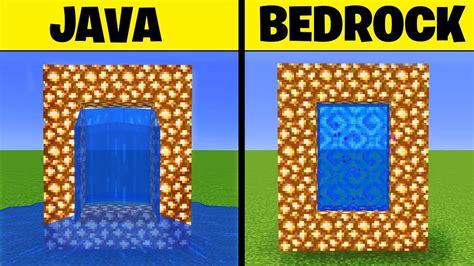 Minecraft BEDROCK Vs Minecraft JAVA 30 Unterschiede YouTube