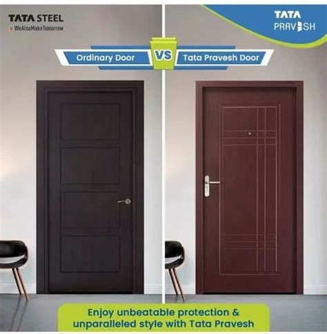 Tata Pravesh Steel Doors For Home Thickness Mm At Rs In Ludhiana