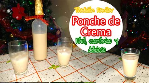 Cómo hacer Ponche de Crema Casero Receta Navideña Venezolana