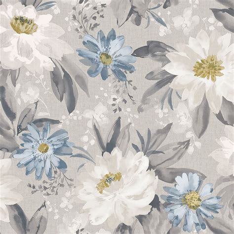 Blue Floral Wallpapers on WallpaperDog