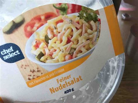 Vitakrone Nudelsalat mit Gemüse und Fleischbrät Kalorien Salat Fddb