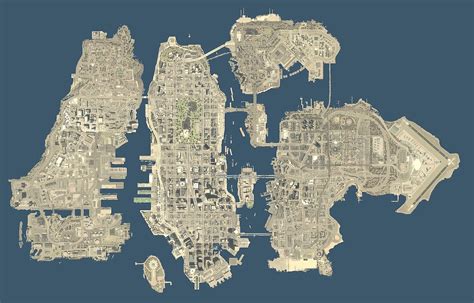 Gta Iv World Map - Fawnia Susanetta