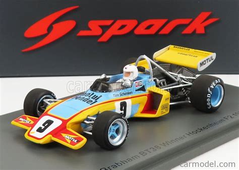 SPARK MODEL S7438 Scale 1 43 BRABHAM F2 BT38 N 39 WINNER HOCKENHEIM