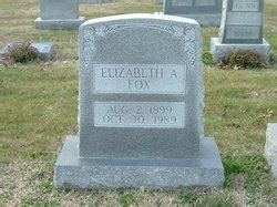 Elizabeth Potter Abrams Fox M Morial Find A Grave