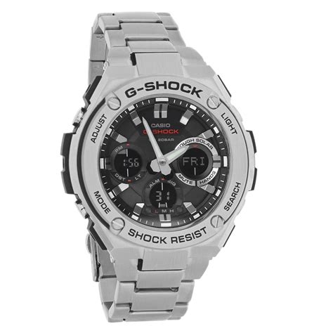 Casio Mens G Shock World Time Chronograph Solar Quartz Watch Gsts110d